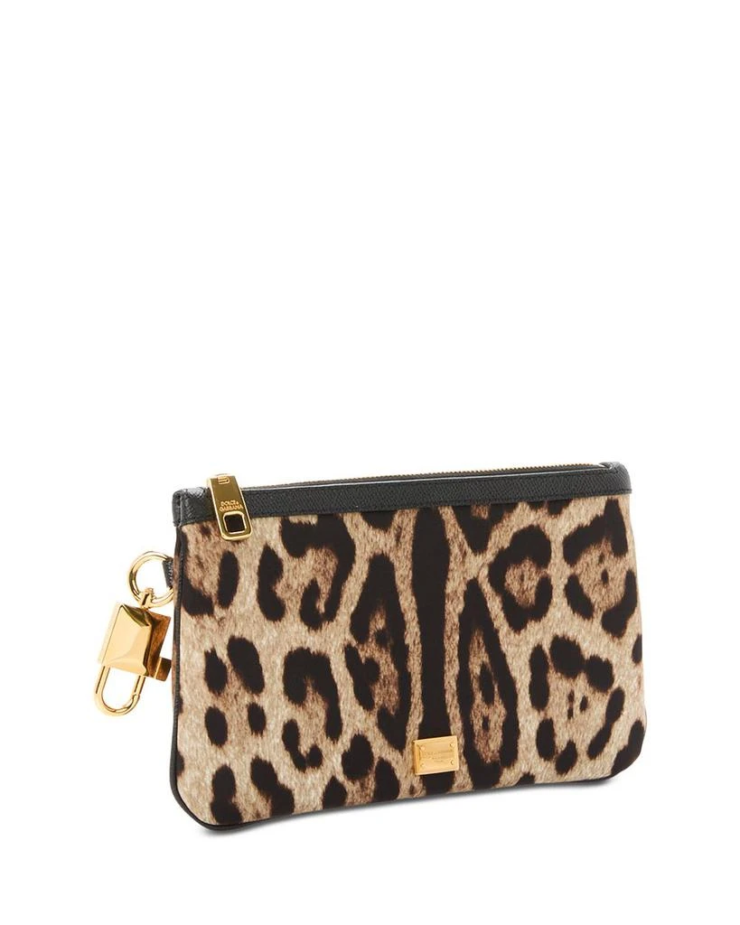 Dolce & Gabbana Necessaire Leopard Print Zip Pouch 4