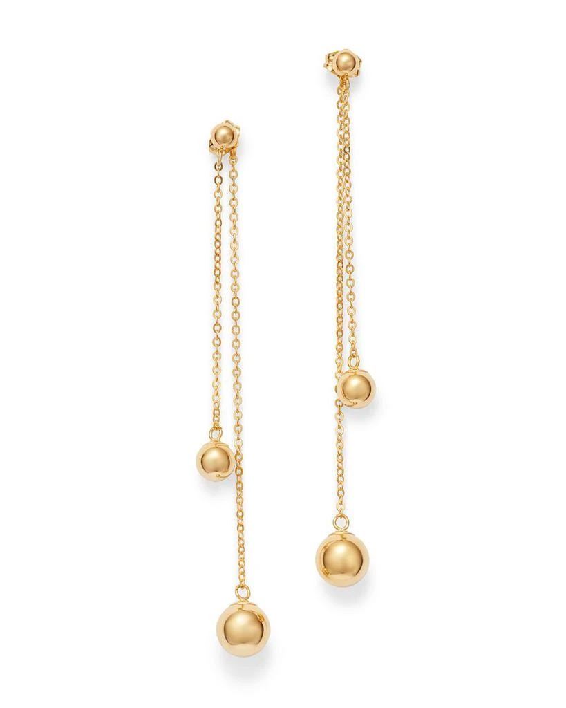 Bloomingdale's Fine Collection Bead Drop Earrings in 14K Yellow Gold - Exclusive 1