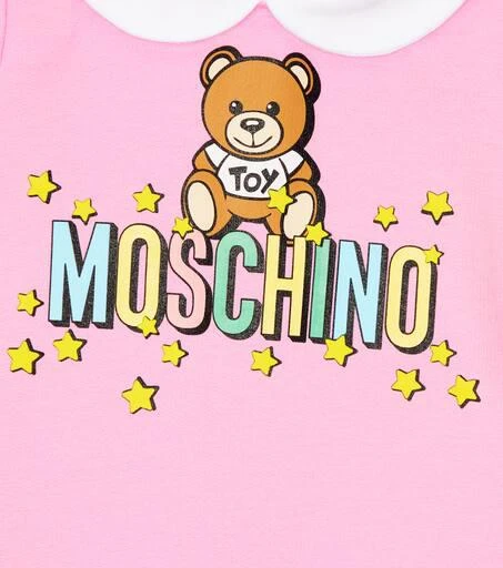 Moschino Baby printed cotton jersey onesie 3