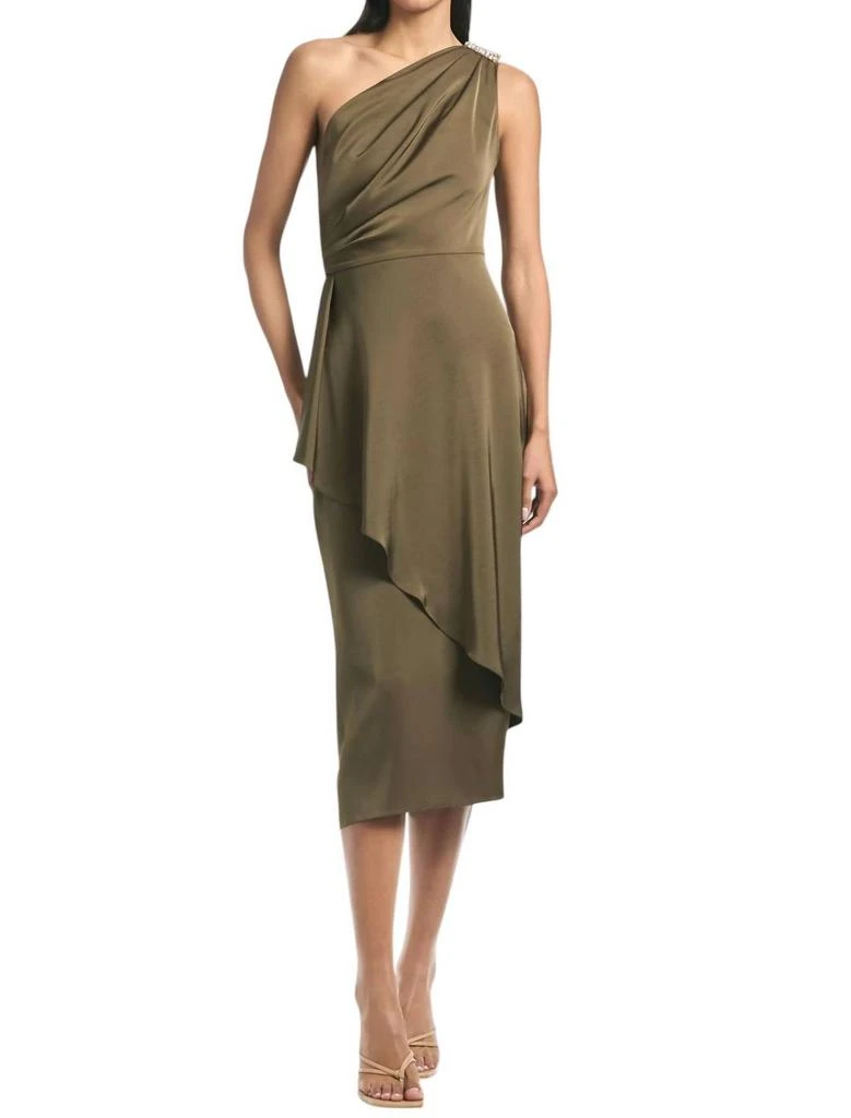 Sachin & Babi Evangeline Dress In Olive 1