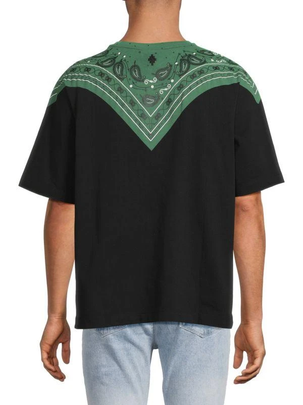 Marcelo Burlon Bandana Graphic Crewneck T-Shirt 2