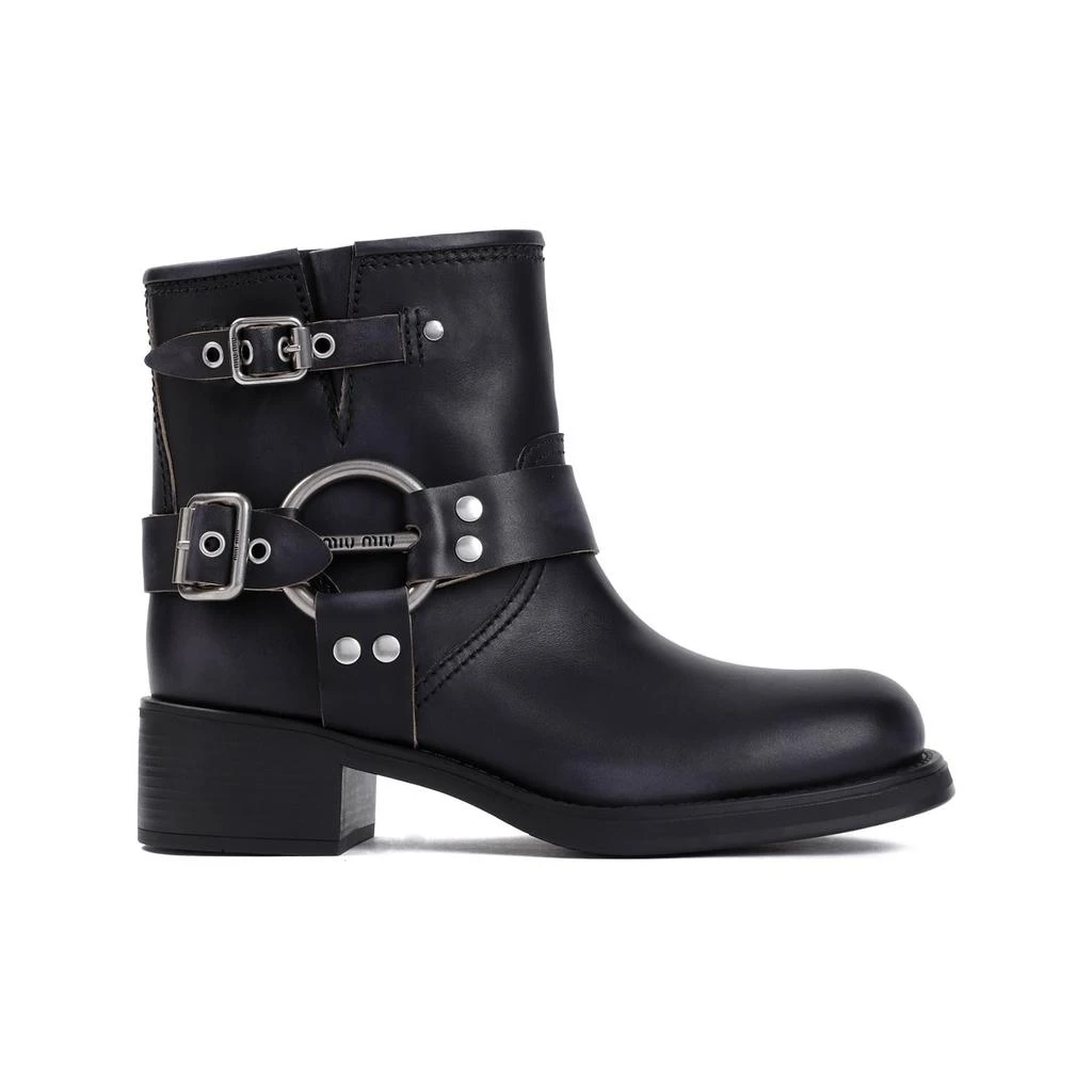 Miu Miu DONNA BOOT BLACK INTERIOR SHEEP 1