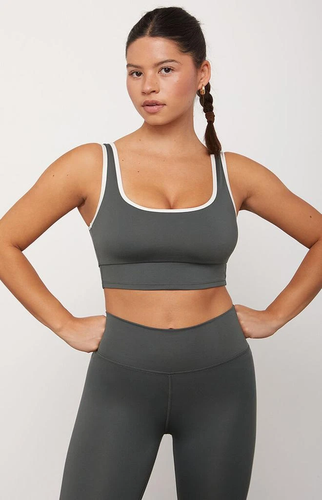 PAC 1980 PAC WHISPER Active Logan Contrast Trim Sports Bra 2