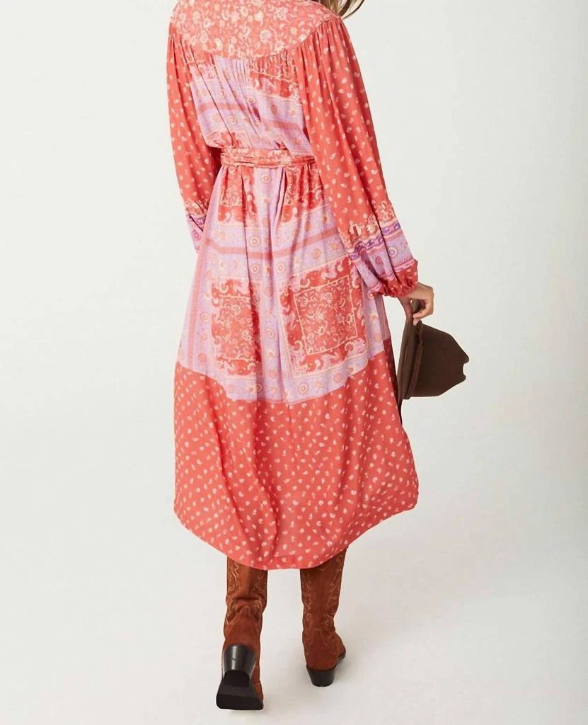 SPELL Sunshine Bandit Button Through Dress In Cayenne 3