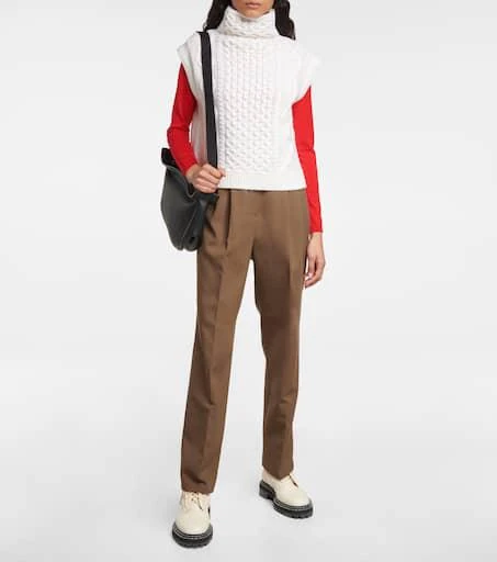 Ralph Lauren Cable-knit wool and cashmere sweater vest 2