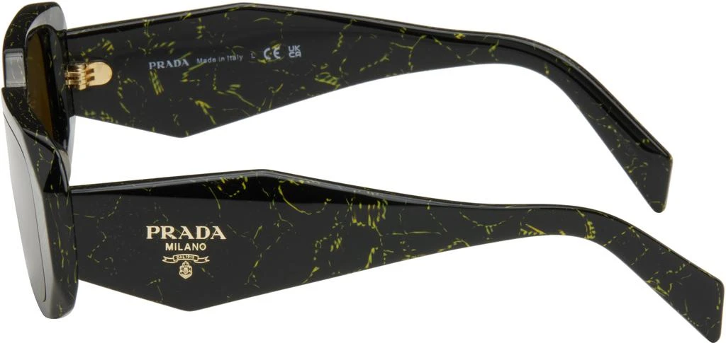 Prada Black & Yellow 'Prada Symbole' Sunglasses 3