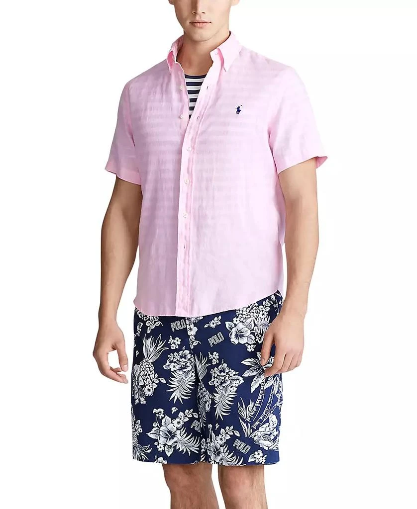 Ralph Lauren Men's Short-Sleeve Linen Button-Up 6