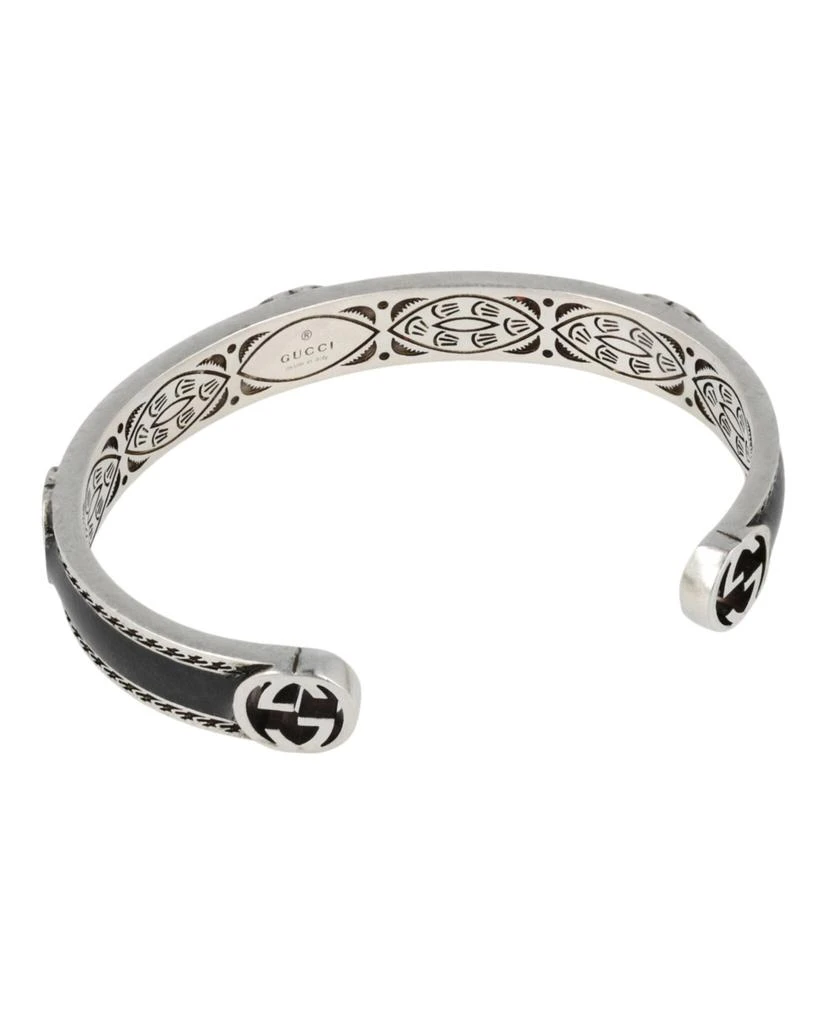 Gucci Sterling Silver Interlocking G Bracelet 2