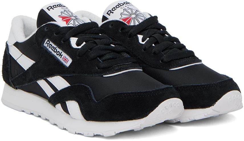 Reebok Classics Black Classic Nylon Sneakers 4