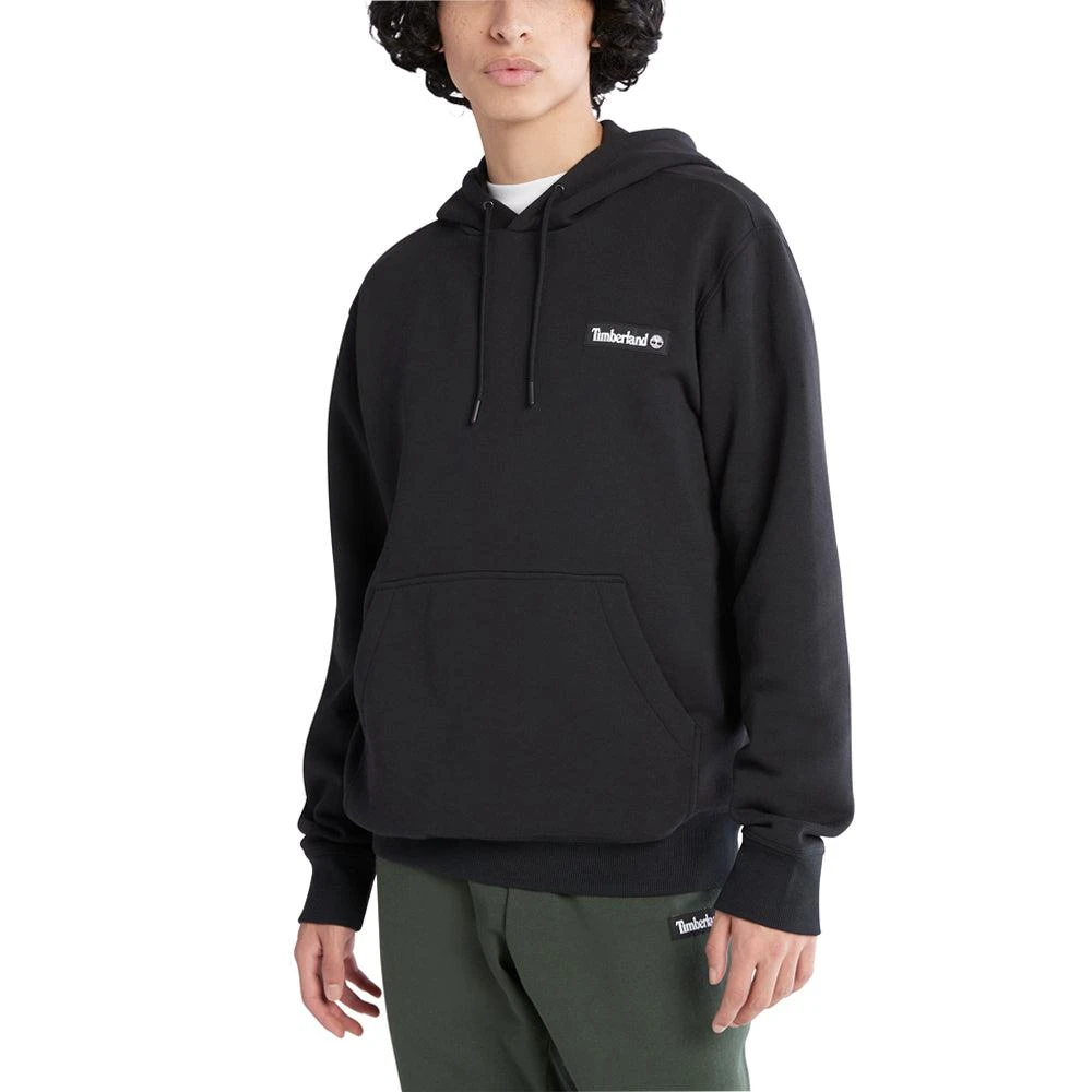 Timberland Woven Badge Pullover Hoodie 1