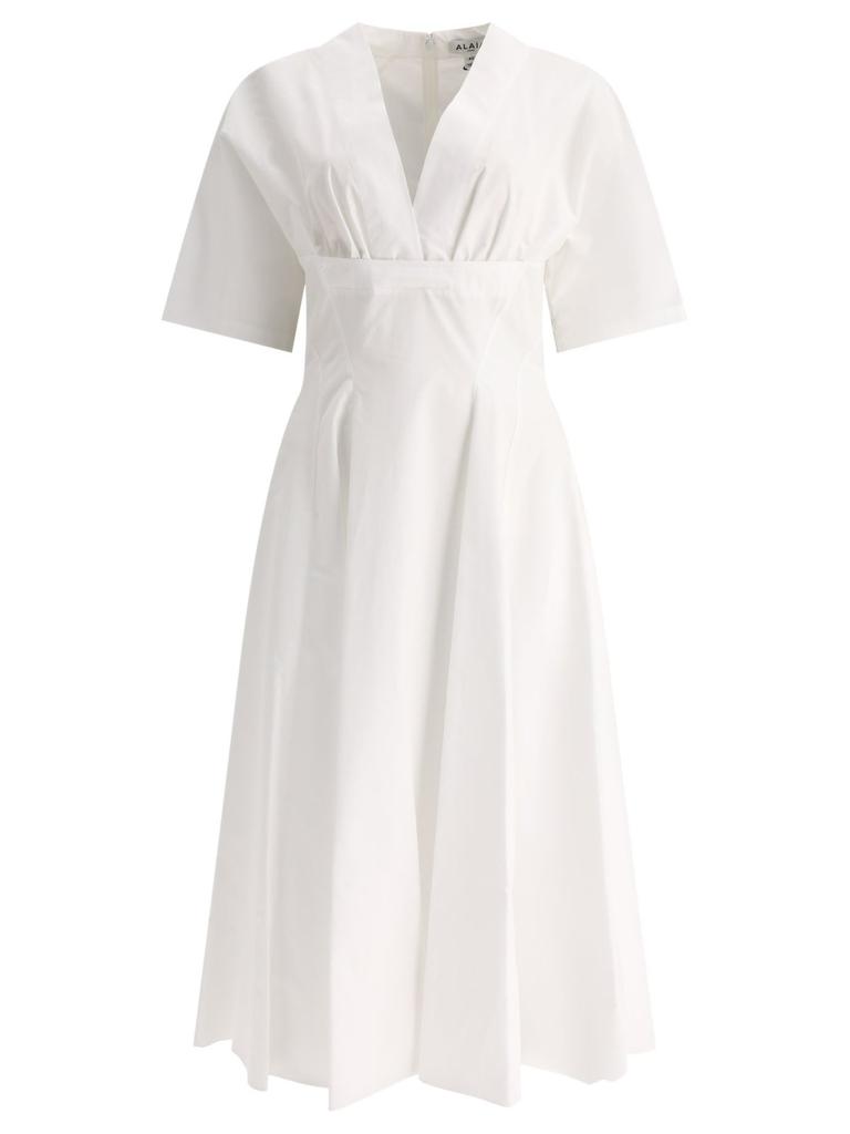 Alaïa Alaïa Half Zipped Long-Sleeved Mini Dress - Dresses