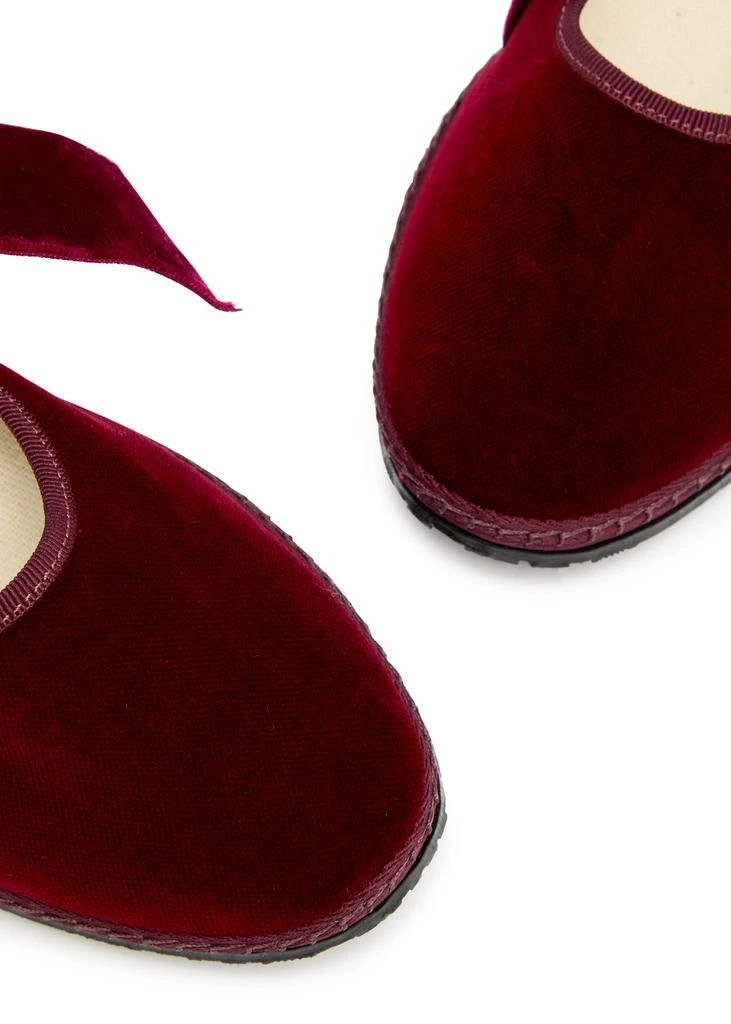 VIBI VENEZIA Bow velvet Mary Jane flats 3