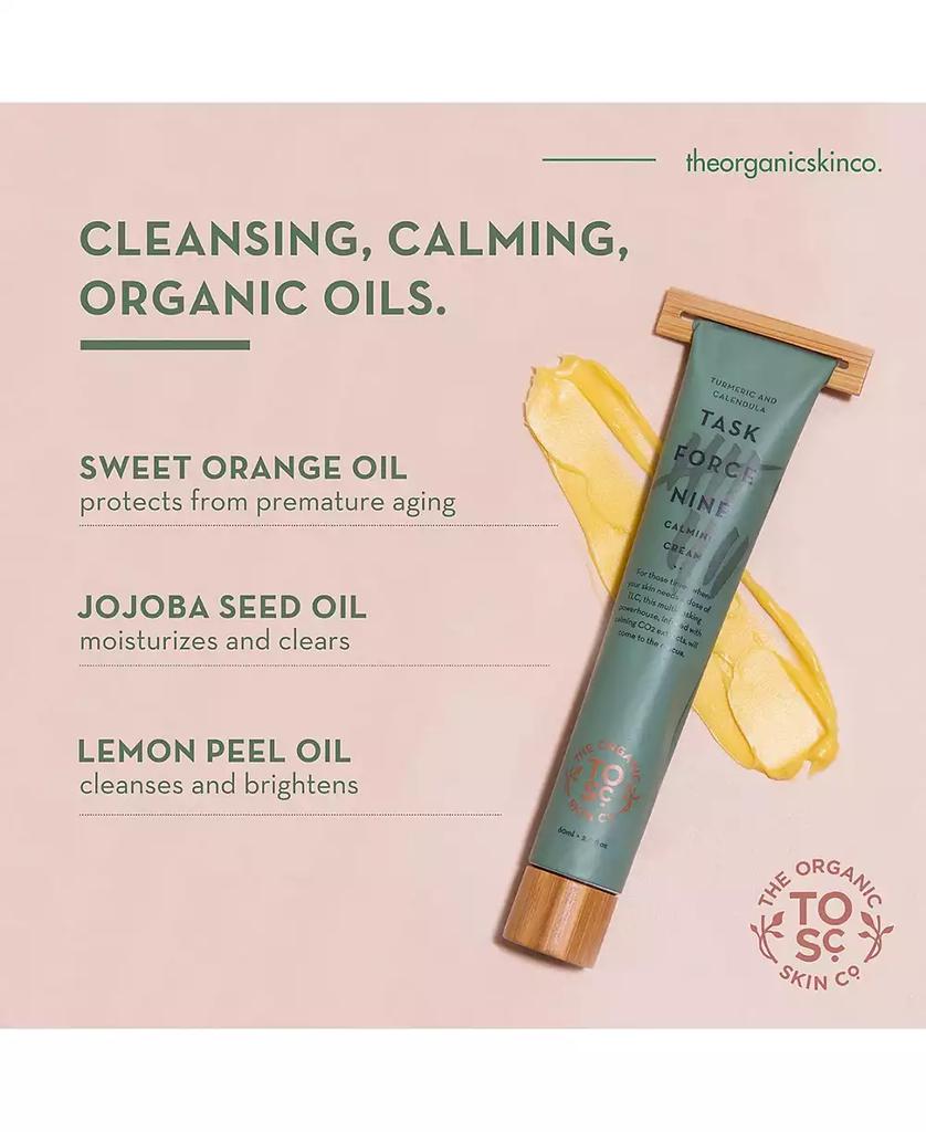 The Organic Skin Co. Force Nine Calming Cream & Organic Face Moisturizer | Calming Calendula Cream For Sensitive & Irritated Skin | For Men and Women