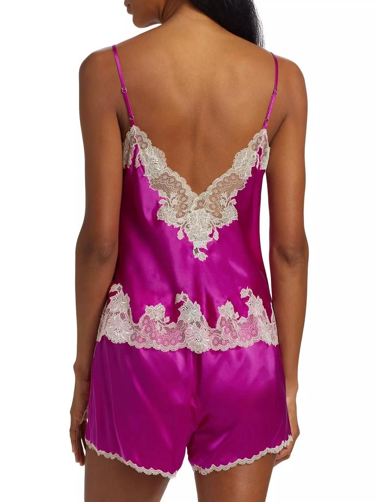 Josie Lolita Silk-Lace Camisole & Shorts Set 5