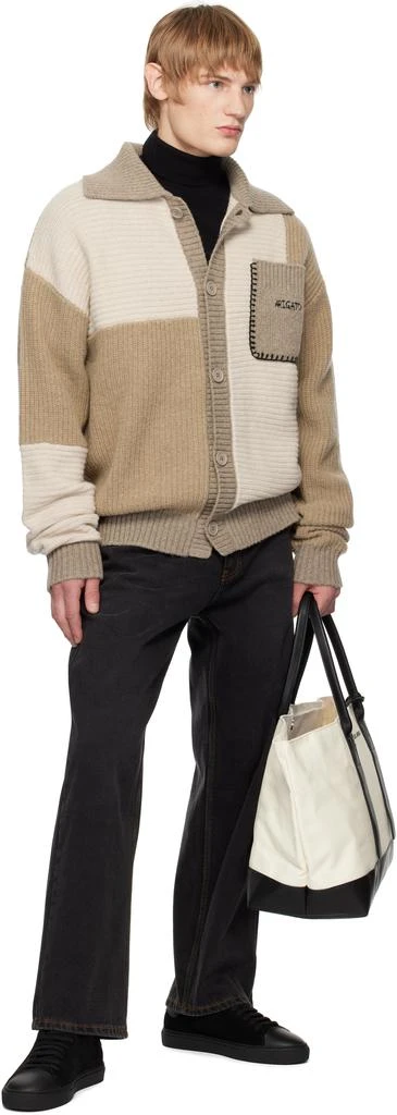 Axel Arigato Beige Franco Patch Cardigan 4