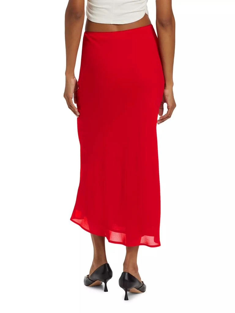 Reformation Layla Bias-Cut Midi-Skirt 5