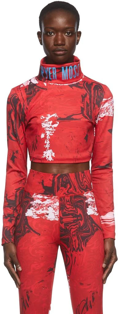 Reebok Red Pyer Moss Edition Cropped Turtleneck 1