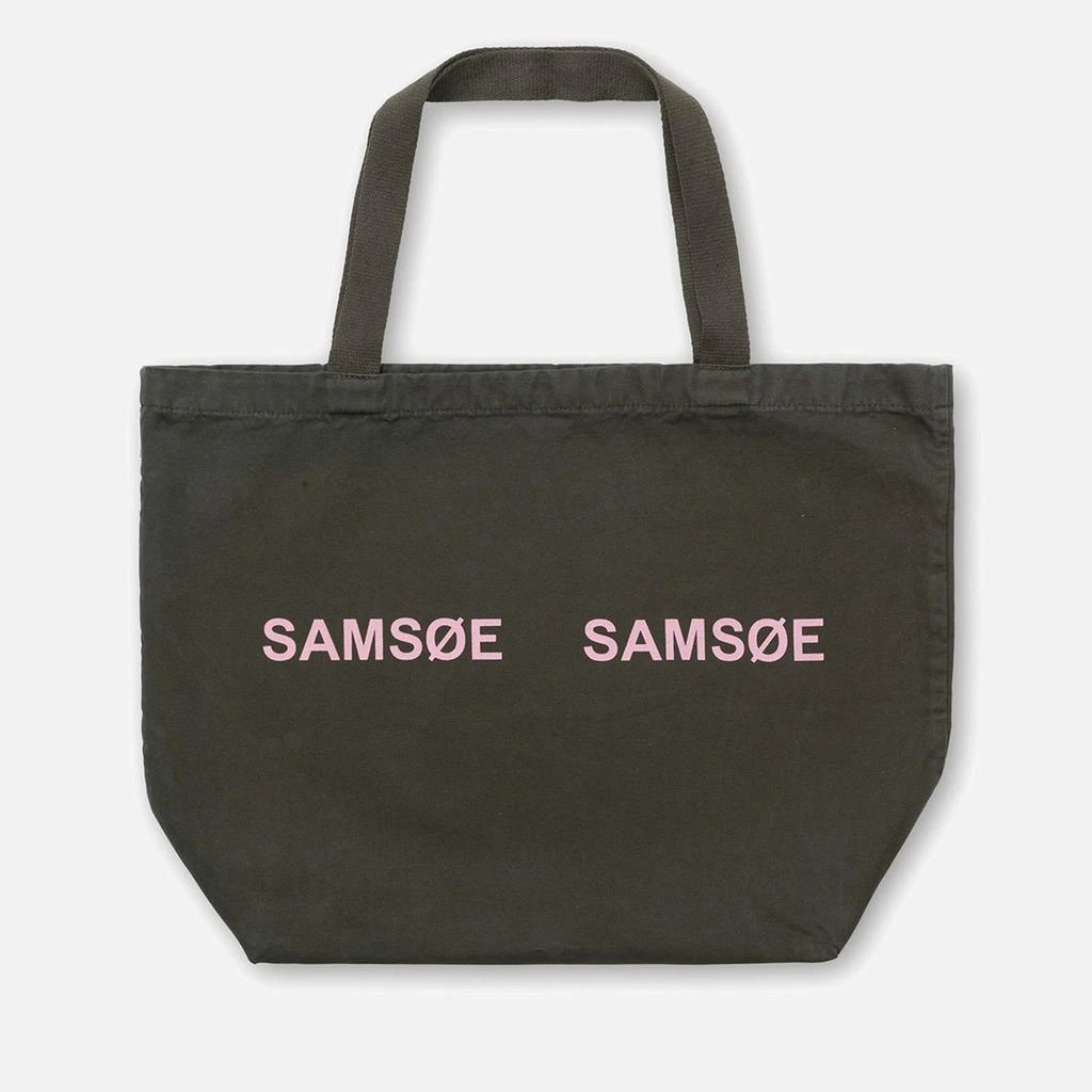 SAMSØE SAMSØE Samsøe Samsøe Frinka Cotton-Canvas Shopper 1