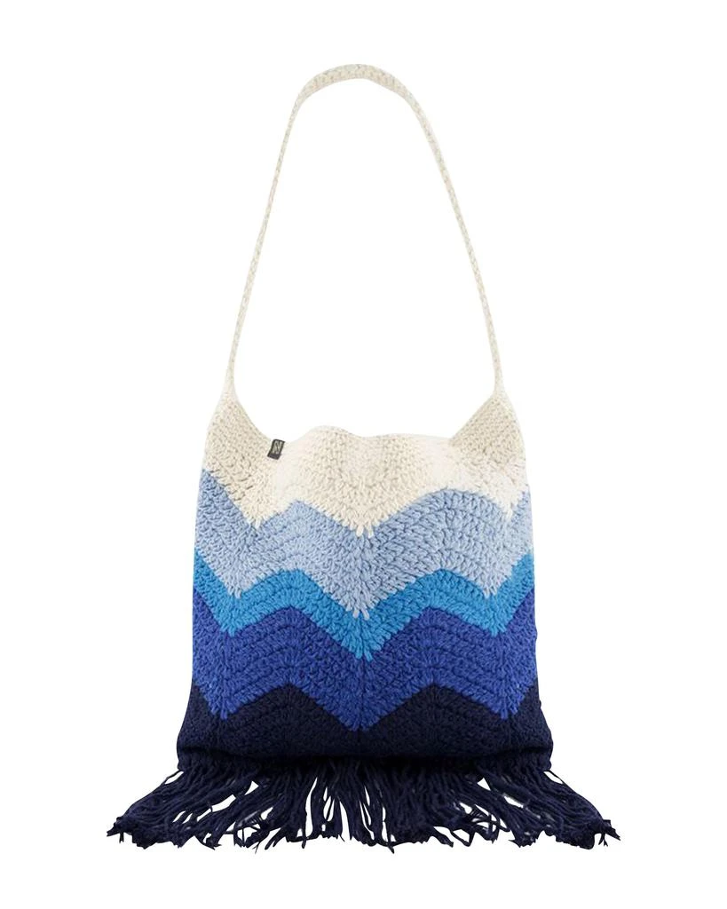Nannacay Priya Hobo Bag -  - Blue - Cotton 4