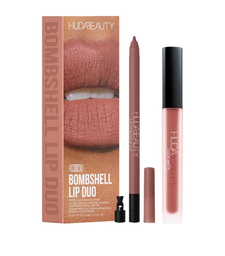 Huda Beauty Bombshell Lip Duo Gift Set 1