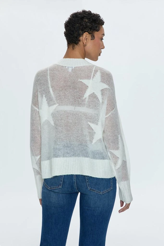 Pistola Denim Joslyn Sheer Sweater - Ivory Star 6