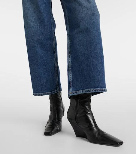 AG Jeans High-rise wide-leg jeans 5