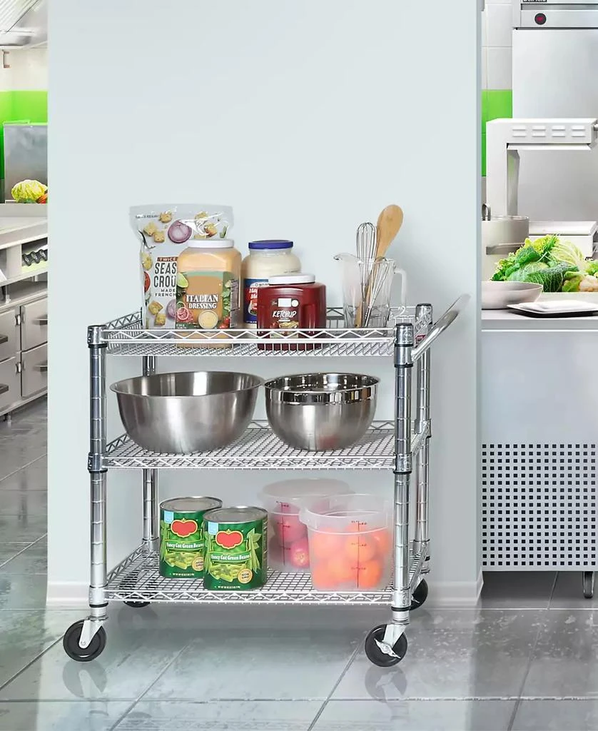 Seville Classics Heavy Duty Utility Cart 4