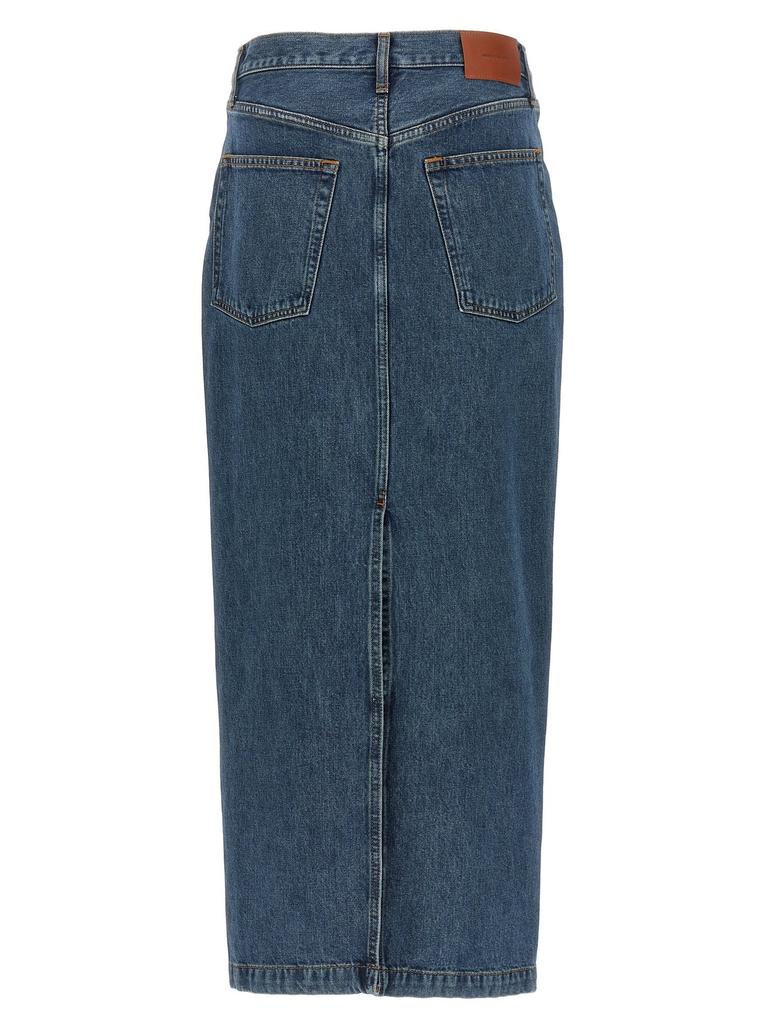 WARDROBE.NYC WARDROBE.NYC Column Jean Skirt