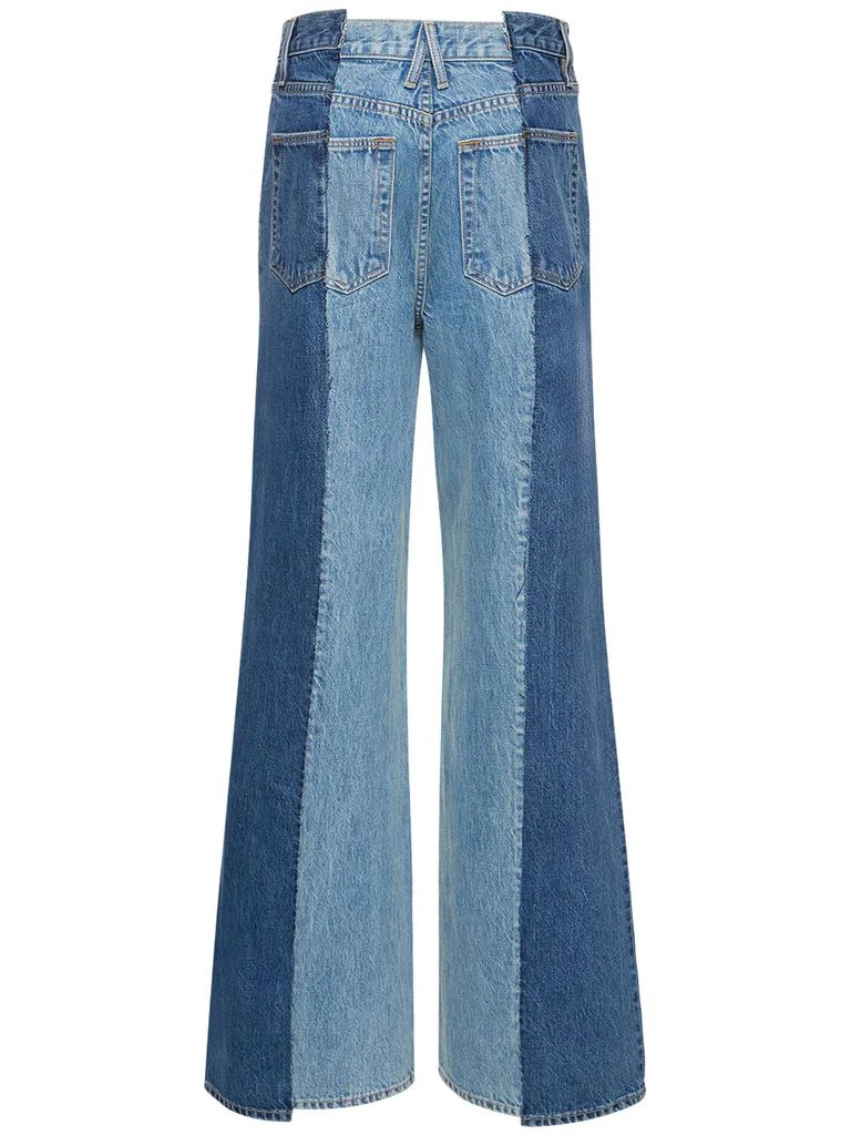 SLVRLAKE Re-worked Eva Paneled Denim Jeans 4