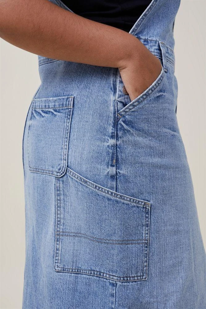 Cotton:On Cotton On Denim pinafore midi dress in blue - Dresses & Skirts -  Compare Prices from 5+ Stores - BeyondStyle