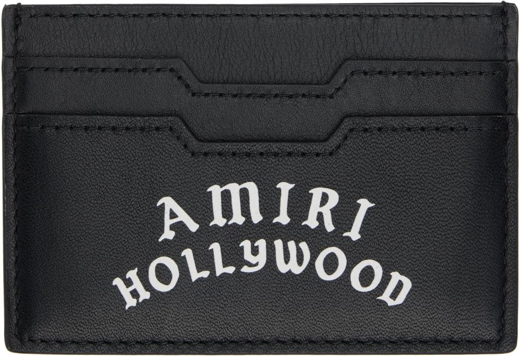 AMIRI Black 'AMIRI Hollywood' Card Holder