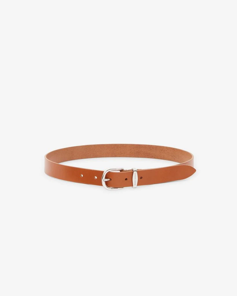 Isabel Marant ISABEL MARANT, ZADD LEATHER BELT - Women - Orange - 75 1