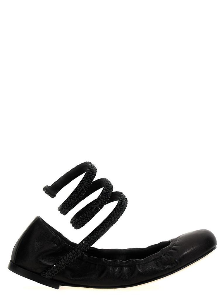 フラットシューズ Rene Caovilla 'Cleo' Ballet Flats René Caovilla Cleo ballerinas for Women - Black in UAE