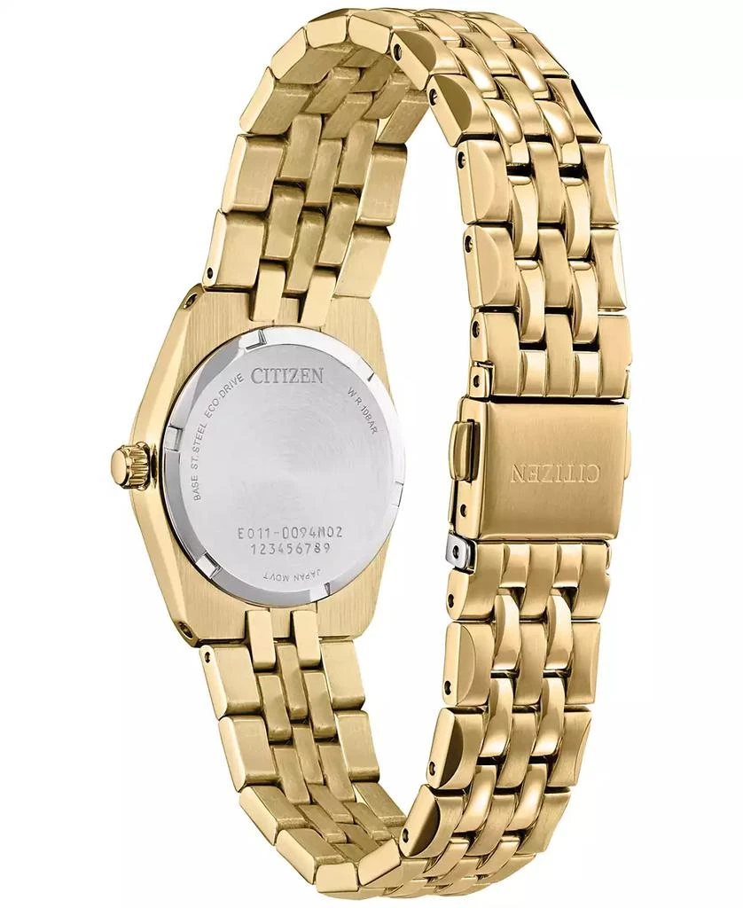 Citizen Eco-Drive Women's Corso Diamond (1/10 ct. t.w.) Gold-Tone Stainless Steel Bracelet Watch 28mm 3