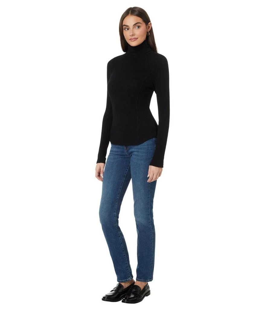 Mod-o-doc Long Sleeve Fold Over Turtleneck Top 4