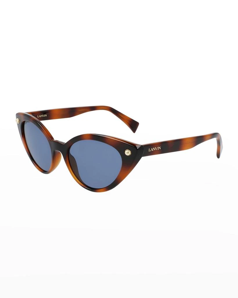 Lanvin Dramatic Plastic Cat-Eye Sunglasses 1