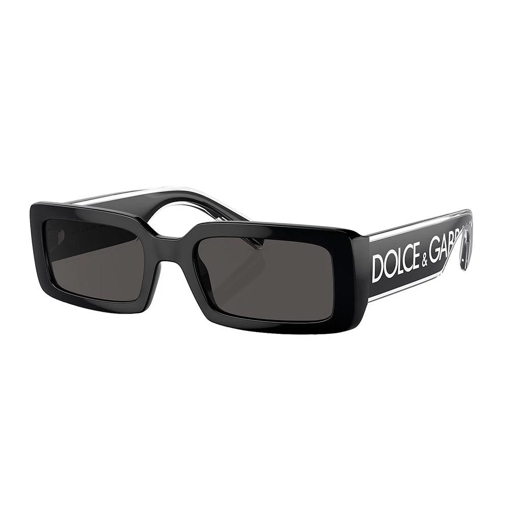Dolce & Gabbana DG 6187 501/87 53mm Womens Rectangle Sunglasses 1