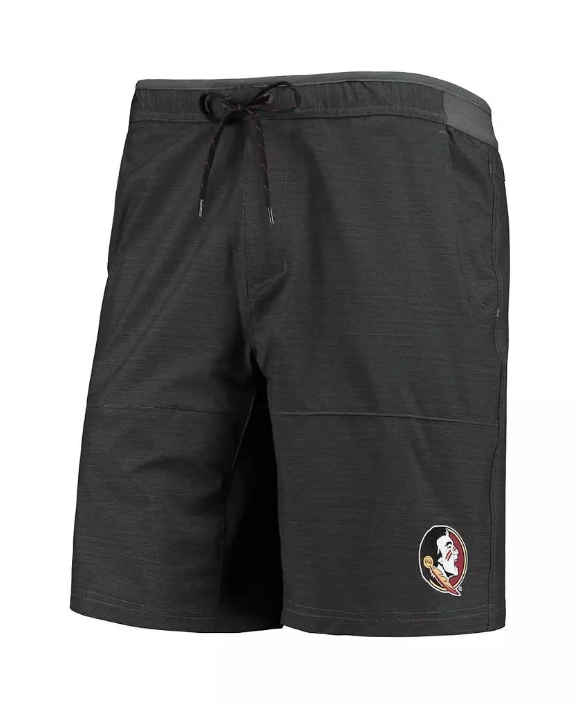Columbia Men's Heathered Charcoal Florida State Seminoles Twisted Creek Omni-Shield Shorts 2