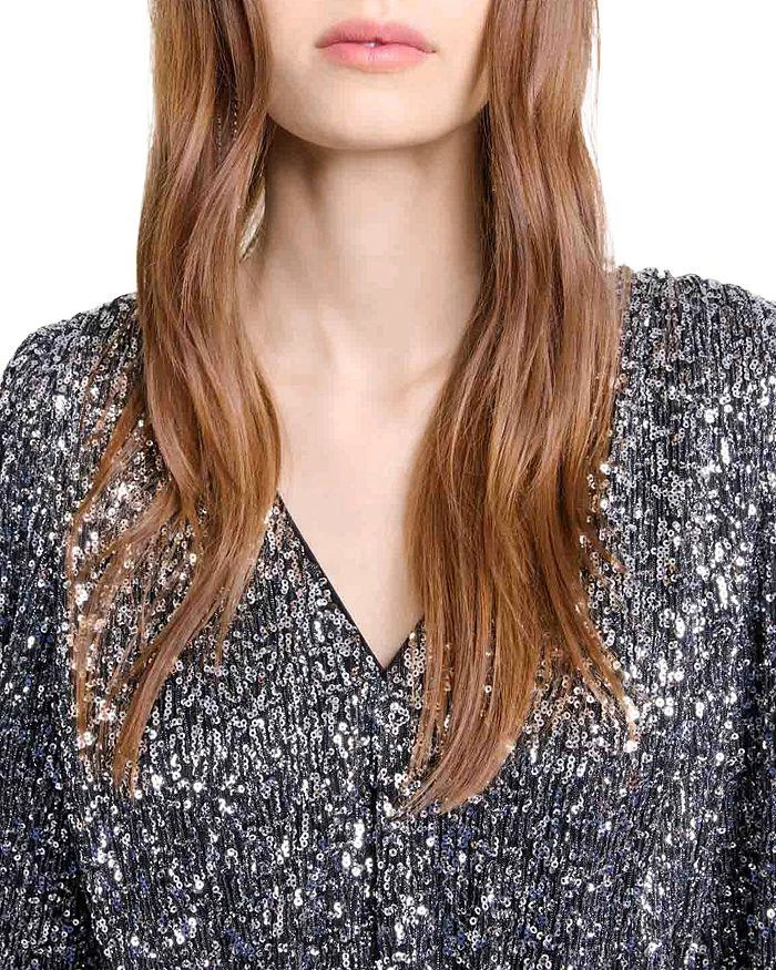 Maje Lanaly Sequined Top 5