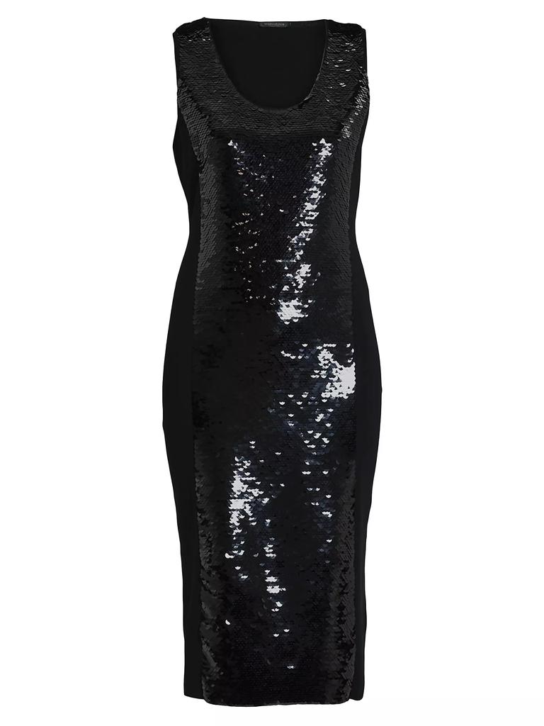 Marina Rinaldi Gioiello Sequin-Embellished Midi-Dress