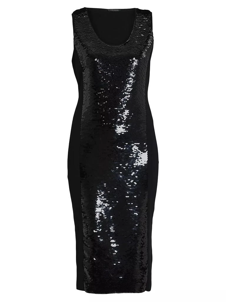 Marina Rinaldi Gioiello Sequin-Embellished Midi-Dress 1