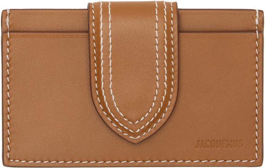 JACQUEMUS Brown Les Classiques 'Le porte-carte Bambino' Card Holder