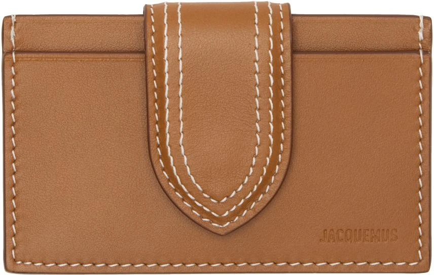 JACQUEMUS Brown Les Classiques 'Le porte-carte Bambino' Card Holder 1