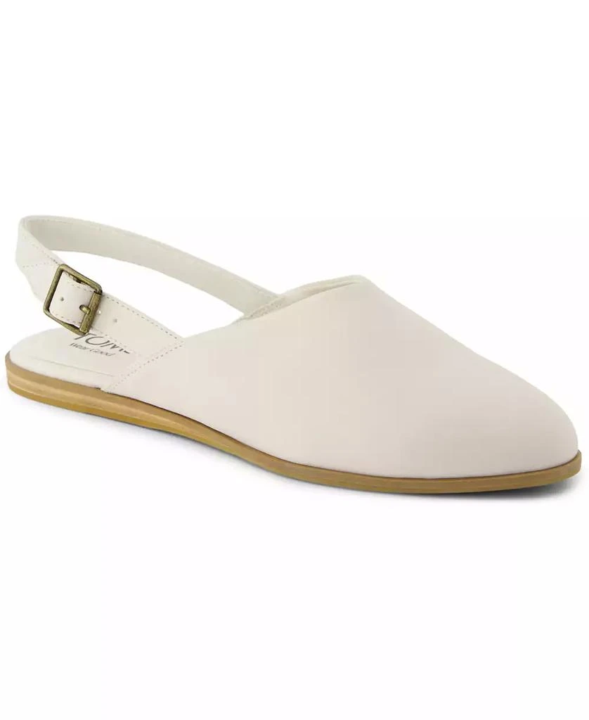 TOMS Women's Jade Slingback Pointed Toe Flats 1