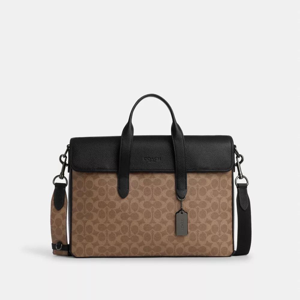 COACH ☆ LIAM COMPACT BRIEF Coach Liam Compact Brief | Brixton Baker