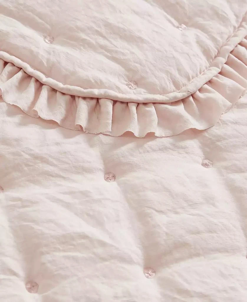 Laura Ashley Hailee Microfiber 3 Piece Quilt Set 6