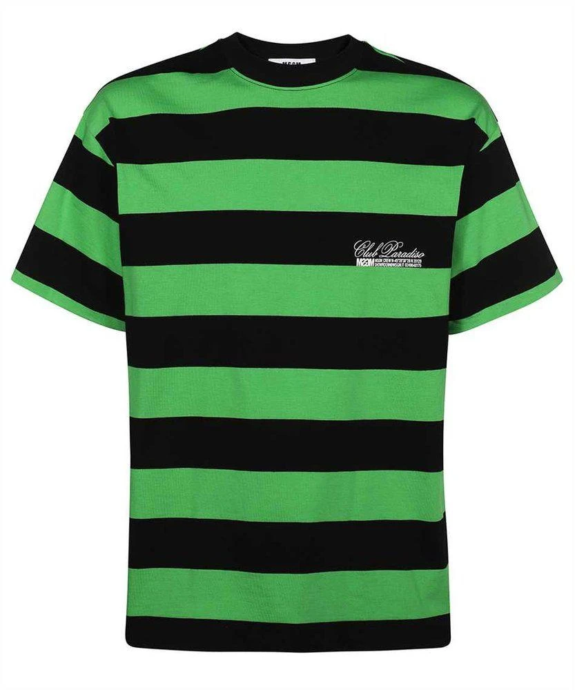 MSGM MSGM Club Paradiso Stripe T-Shirt
