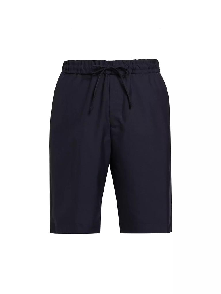 Officine Générale Hank Drawstring Wool Shorts