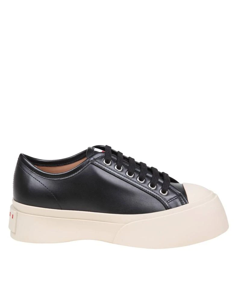 Marni Marni Leather Lace-Up Sneakers 1