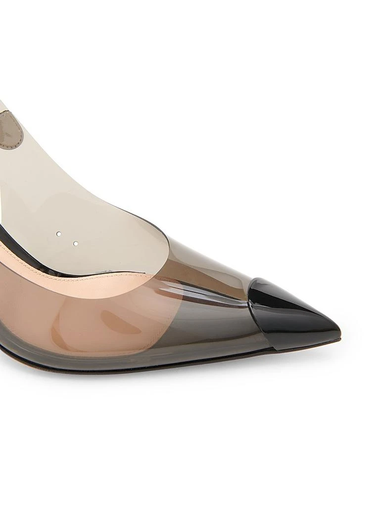 Gianvito Rossi 85MM Cap-Toe Slingback Pumps 4